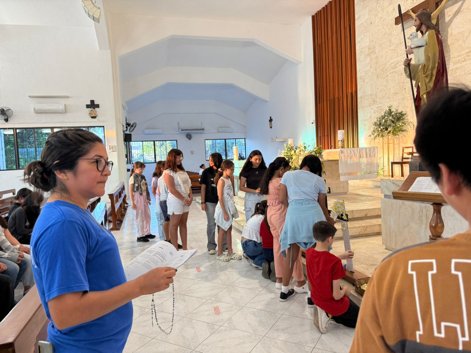 Participación de familias en catequesis